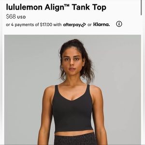 Lululemon Align Tank